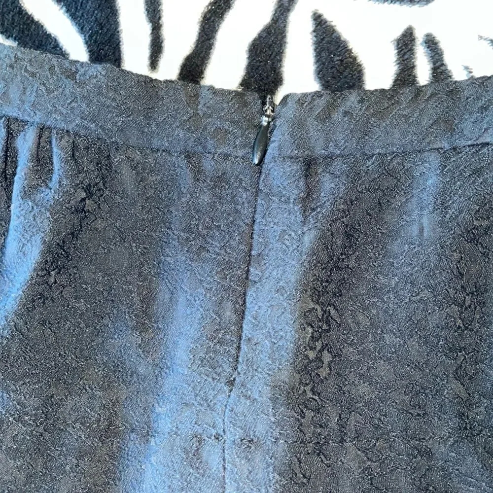 Zara basics ruffled layered black women’s black mini skirt size medium